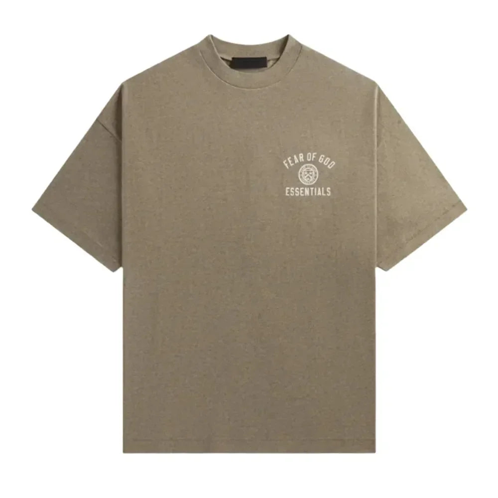 Fear of God Essentials Jersey Crewneck Tee Light Heather Grey II